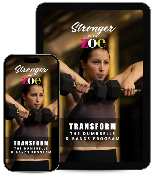 SWZ: Transform - The Dumbbells & Bands Program (4 Months Bundle)